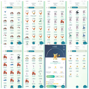 22 SHINY LEG [] LEVEL 40 [] LEGENDARY 312 [] SHINY 192 [] POKEMON 678 [] RENAME- YES [] TEAM VALOR - Image 3