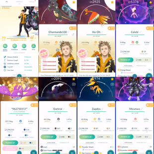 1811 Level 70 2016. Armored Mewtwo x2 tradeable Shundo Mega Charizard Shundo Mega Altaria Shiny Celebi Shiny Mega Gengar - Image 2