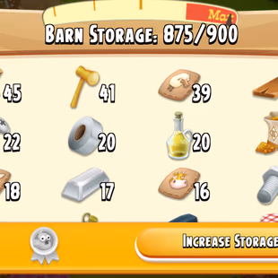 H1786||Level:65||110 Achievement Complete||Barn Storage:900||Silo Storage:825||Coin:492937||Nice Decorations|| - Image 6