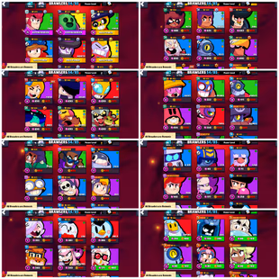 54 Brawler | Trophy 18k | Max B 6 | Hayperchrad 2 | Skin 42 | True Silver Shelly+True Silver El Primo+ Spike+Surge+Sandy - Image 2