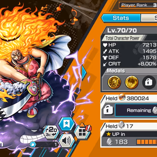 IOS-Android-3 Ex(Luffy G5 max-Shanks Film Red max-Big Mom Olin)-Good Medal-SP 153%-BF Soba max-Sugar-Doffy-Jack-HP773 - Image 7