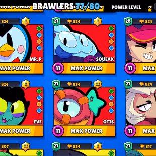 59k TROPHIES | 40 MAXED BRAWLERS | 65 SKINS | NIGHT MECHA CROW | DARK ANGEL COLT | INSTANT DELIVERY ! - Image 5