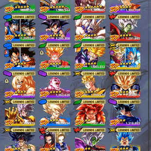 D607-IOS+Android-Meta Account-7 UL(Cell Full Red Star+Beast Gohan+Hit+SS2 Gohan)+47 Legends Good Star+Good Team PVP - Image 7