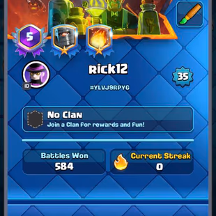 |2in1| CR - BS | 35 LVL💎5620 TR | 584 VICTORIES | Executioner's Kitchen | 12 KING LVL | FULL ACCESS | Warranty 🎁 - Image 8