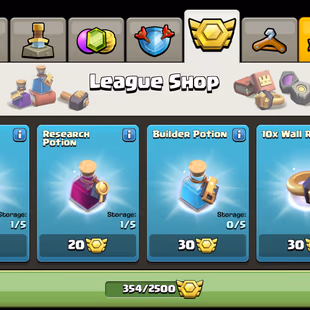 [SUPER RARE] TH13 |! NOTHING LEFT |! 6 BUILDER |! 350 CWL MEDAL |! EQUIPMENT GG-SB-AF-FA-FB-EB |! 1270 WAR STAR |! BH-9 - Image 7