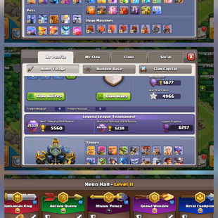 TH 17 Max ID | 4x Heroes Max 🔥6x Epic Max [G.G-M.M-F.A-F.B-E.B-R.S] 🔥High War Star 5000 | 22x Heroes Skin | Instant - Image 3