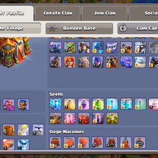 [TH16 MAX] 242 XP|| HEROES [BK60 AQ90 GW46 RC40] 6 Builders|9 Pets 7 Fire Lvl Siege Machines|| Golden wall (CO 89) - Image 2