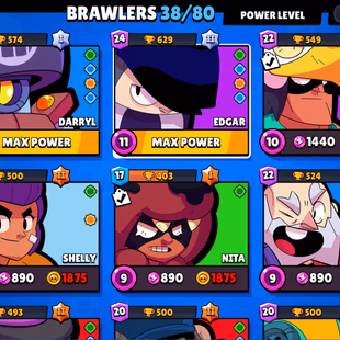 12400 TROPHIES | 2 MAXED 38 BRAWLERS UNLOCKED 37 COOL SKINS FREE RENAME | CHEAPEST INSTANT DELIVERY - Image 5