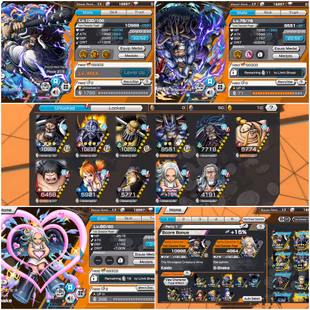 IOS-Android-3 Ex(Kaido V2 Max-Kaido V3-S-Snake)-Good BF King V1-Jack-Queen-Rayleigh-Nami-SP 121.8-Good Medal-TK01 - Image 1