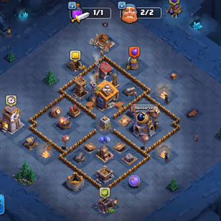 🌲[ PREMIUM TH-17 ]🌲G.GUANTLET [18] - 5X EPIC || NICE DEFENCES || LEVEL 15-16 WALLS || RAREST ONE || BEST DEAL - Image 8