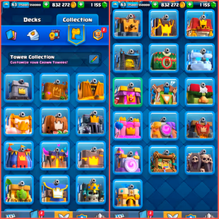 11k Trophies KT Level 15 | 63 169 Nice Emotes | 13 Evolutions | 115 Max Cards 38 Elites | 77 Level 14 9 Years Badge - Image 7