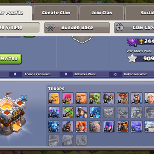 !!RARE-FULLY MAX TH11!! 1972-CWL MEDALS!! FREE NC!! 4X SKINS!! 3X EPIC!! HERO-50-50-30-20-(4X MAX)!! 127-XP!! BEST DEAL - Image 3