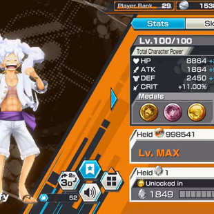 BR622-IOS+Android-12 Ex(Saturn+Garp+Gear 5+Shank v4+Roger+Yamato Ace+Akainu+Kid Law)+Good Medal+Support 147+Yasopp Max - Image 8