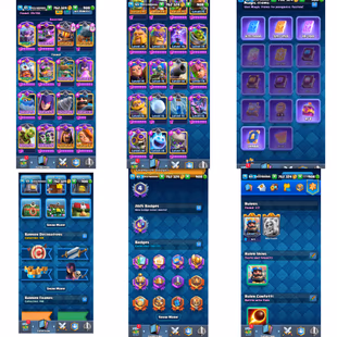 XP-65! KT-15! 111X MAX CARDS[50X ELITES]! EVOS-22! 213 EMOTES INC ULTIMATE CHAMPION! 14550 TROPHIES! INSTANT DELIVERY - Image 4