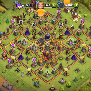 [MAX TH10 ] | 76 XP | MAGIC ITEMS | 1,037GEMS | HERO'S 40-40-20  | FREE GEMS RENAME | 140 CWL MEDALS | QUICK DELIVERY - Image 2