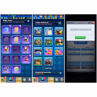 9Y. OLD!🔱LVL-58! KT-15 [11600 TROPHIES]!! 87x MAX CARDS! 13x EVOS! 12x ELITE! 113x EMOTES[LNY PIGGY]! MAGIC ITEMS! - Image 4