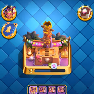 GEMS 3175 [] MAX 79 [] ARENA 24 [] 6 ELITES [] 7 EVO [] 13500 TROPHIES [] XP56 [] KT15 [] 6 SKINS [] 89 EMOTES [] INSTAN - Image 3