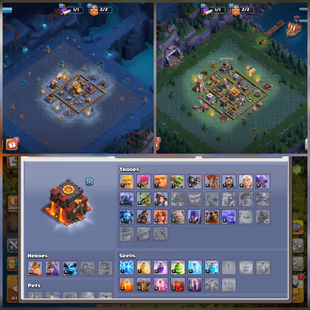 [ POWERFUL TH10 ] 96 XP | MAGIC ITEMS | 310 GEMS | HERO'S 40-40-11 | FREE RENAME | QUICK DELIVERY - Image 3