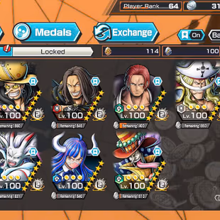 BR315-Hyber 54 Boost+6 Ex Max 11K Power+Vip Medal+SUP 162%+Kaido V2+Yamato Ace+Gear 5+Shank V3+White Beard+Yamato Hybrid - Image 1