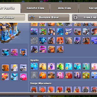 🔥 TH18 🔥 heroes: 100-100-74-75-50 ||| 221 Level ||| 1068 GEMS - Image 2