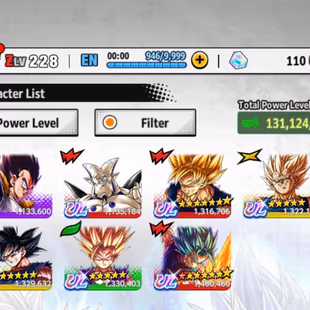 D592-IOS+Android-7 UL(Majin Vegeta+Goku Uis+Vegito+SS2 Gohan)+53 Legend Limited+Vip Equipment+Meta Account+Nice Team PVP - Image 2