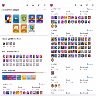 87 MAX [] 12755 TROPHY [] ULTIMATE CHAMPION [] 60 XP [] 8 YEAR BADGE [] 14 EVOS [] 26 ELITES [] 101 EMOTES [] 120 CARDS - Image 4