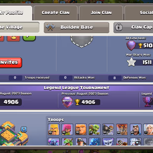 Th14 Full Max--High Xp221--Hero 80-80-55-55-30-- Equipment High--Builder Hall Near Max-6 Builder-Magic Items Full-Full A - Image 2