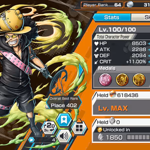 BR315-Hyber 54 Boost+6 Ex Max 11K Power+Vip Medal+SUP 162%+Kaido V2+Yamato Ace+Gear 5+Shank V3+White Beard+Yamato Hybrid - Image 5