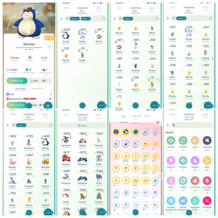 SHINY SNORLAX COSTUME || LEVEL 41 | 291 SHINY | 246 LEGENDARY | 5 SHINY EVENT | 37 COSTUME | 1372 POKEMON | VALOR - Image 2