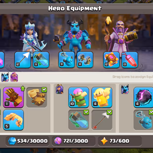 [ TH-12 MAX ] || GIANT GUANTLET || MAX LIST: MAX DEFENCES - TROOPS - WALLS || HEROS: 40-40-38-40 || FAST DELIVERY - Image 6