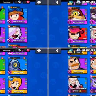 30K Trophies LVL68 | 79/99 Brawlers | 21 Max Brawlers - 13 Hypercharged | 126 Skins | 341 Pins | 174 Icons | 102 Sprays - Image 4