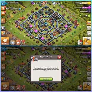198|| LVL-171!TH-13 NEAR MAX! ALL TROOPS MAXED! HEROES-74|75|45|40|16| WALLS 14L! CLOSE MAX DEFENCES! NC FREE! - Image 1