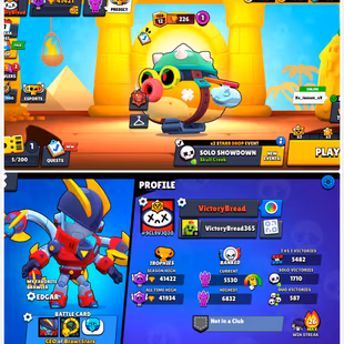 41K TROPHY || 130 SKINS! EDGAR EXCLUSIVE SKIN! 11 HYPER 8 MAX TOTAL 19 MAX! 79 BR! EDGAR TATA-MECHA-DOCTOR-THIEF EDGAR - Image 1