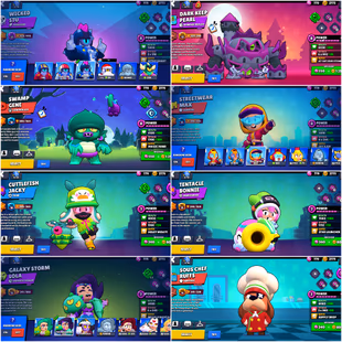 70 Brawler | Trophy 25k | Max Brawler 11 | Hayperchrad 6 | Skin 102 | Spike+Surge+Sandy+Kit+Draco | - Image 7