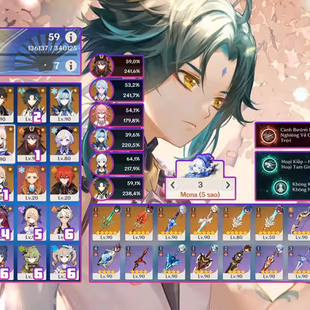 R240-ASIA-AR59-Kamisato-Yae Miko-Kokomi-Ayaka-Eula-Hutao-Zhongli-Xiao-Qiqi-Mona-Keqing-Jeans-Diluc-Weapon: 5 - Image 1