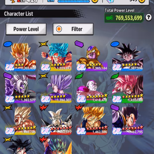 D806-IOS+Android-Super Vip Account-14 ULTRA Have Zamasu+70 Legends+769 Millions Power+Good Zenkai+Vip Equipment+PVP Good - Image 1