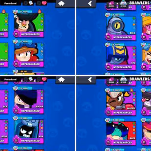85K Trophies LVL171 | 93/93 Brawlers | 51 Max Brawlers - 34 Hypercharged | 256 Skins | 649 Pins | 312 Icons | 171 Sprays - Image 4