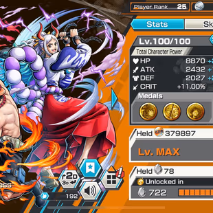 IOS-Android-Yamato Ace Boost 33I52-11k Power-Black Beard Ex-Rayleigh V3-Good Medal-Support 139%-BR105 - Image 1