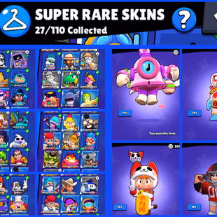 🚀LV92 | 16238 Trophies  58BR |💥72Skins | 6Maxed 4Hyper 3xLv10 | 1 Titles | Gems: 148 | FREE Rename |Instant Delivery - Image 8