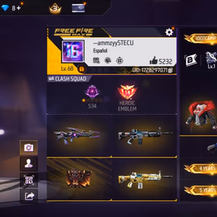 V59|LVL68|426COSTUME(28MYTHIC)|383WEAPON(1EVO+70MYTHIC)|BOOYAHDAY-UMPLVL4|ULTIMATETITAN-SCAR|FLASHINGSPADE-MP40 - Image 2