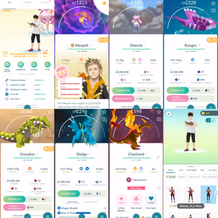 1833 Level 70 Legacy 50. Shundo Mesprit x2 Shundo Blissey Shundo Kommo-o Shundo Decidueye Shiny Mega Gallade - Image 1