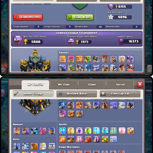 TH 17 FULL MAX XP 256 || TH17 MAX 9 EPIC EQUIPMENTS || TOWNHALL 17 MAX - Image 3