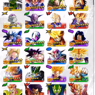 D737-IOS+Android-Team Daima+16 Legend+SS4 Goku Red Star+SS4 Goku&Vegeta Red Star+SS3 Vegeta+SS4 Gogeta+Super 17+Pikkon - Image 5