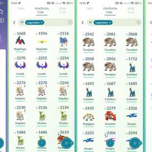 Level 50+ [Shiny Kyogre x2] 40 Legendary|Solgaleo|Lunala|Groudon|Zacian|Lugia|Regieleki|Regidrago|Team Valor|557 - Image 4