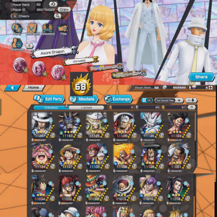 BR600-Hyber 68+10 Ex Max(White Beard Skin+Lucci+Luffy+Kid Law+Akainu+Kaido+Yamato)+Vip Medal+Many Bounty Festival Max - Image 1
