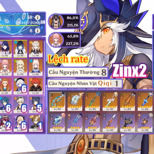 R276-ASIA-AR58-Nahida-Cyno-Yelan-Yae Miko-Kokomi-Raiden-Kazuha-Hutao-Zhongli-Qiqi-Klee-Keqing-Diluc-Albedo-Weapon: 8 - Image 1