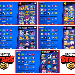 PREMIUM 71K+ TROPHIES | [50 MAXED] 18 HYPERCHARGED BRAWLERS | 200+ PREMIUM SKINS [80+ EPIC] | 86 BRAWLERS - Image 4