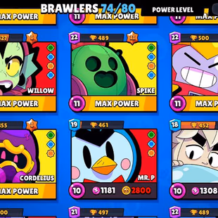RARE PSG MIKE 30000 TROPHIES | 3 HYPER 13 MAX 74|80 BRAWLERS UNLOCKED 61 SKINS | RENAME AVAILABLE INSTANT DELIVERY - Image 6