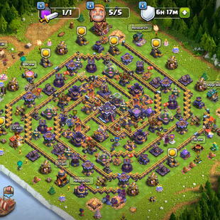 🔥XP 189!TH 15 PREMIUM🔥HEROS:55-53-43-23-17!MAX DEFIANCE!GOLDEN WALLS!VERY STRONG TROOPS! INSTANT DELIVERY!BEST PRICE  - Image 1