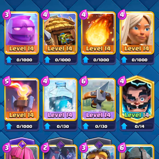 ❗[ 43X CARDS MAX ]❗LEVEL 55 || 121 CARDS UNLOCK || 86X EMOTES [RARE] || KT 15 || TROPHY: 8696 || FAST DELIVERY  - Image 8